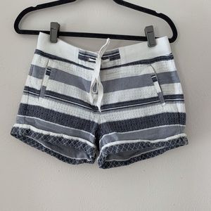 Loft Textured Striped Shorts